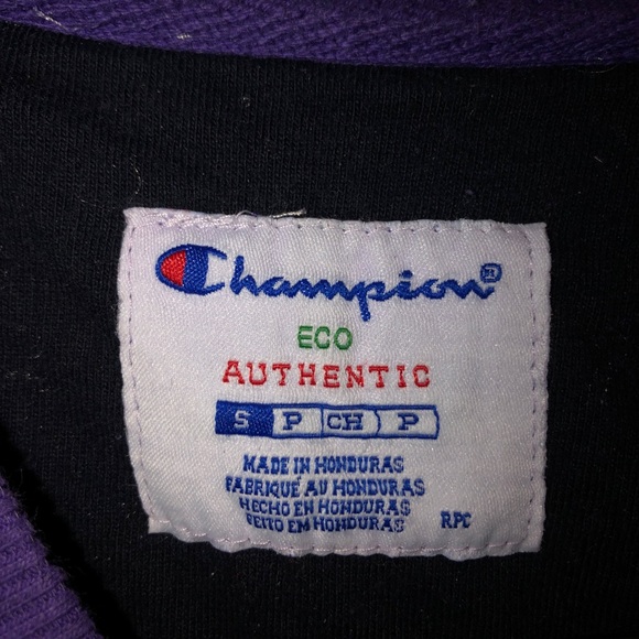 authentic purple Champion crewneck! - Picture 3 of 3